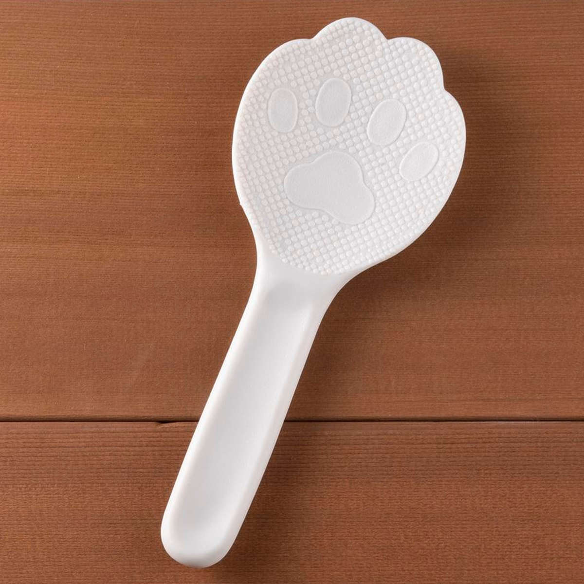 しゃもじ Nyammy ねこのしゃもじ 貝印 （ シャモジ 杓文字 おしゃもじ キッチンツール 調理小道具 エンボス加工 キッチン用品 キッチン小物 台所用品 調理小物 キッチン雑貨 猫 グッズ KAI ニャミー ）