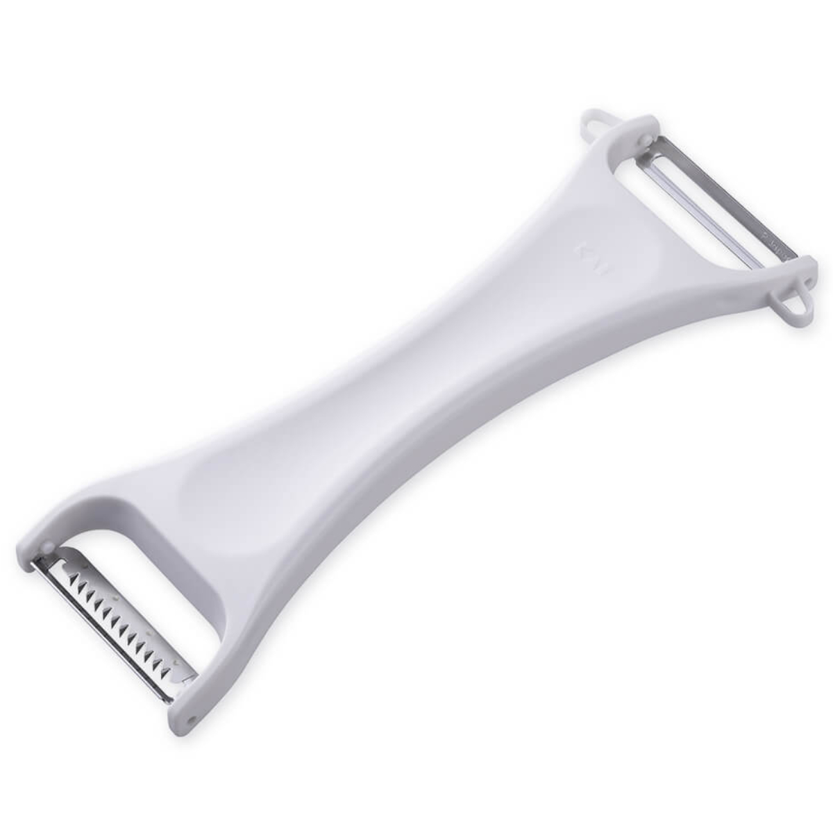 ピーラー 千切り器 芽取り 両用ピーラー 貝印 ( 日本製 皮むき器 千切り 両用 ピューラー じゃがいも 野菜 便利 スライス 下ごしらえ おしゃれ )