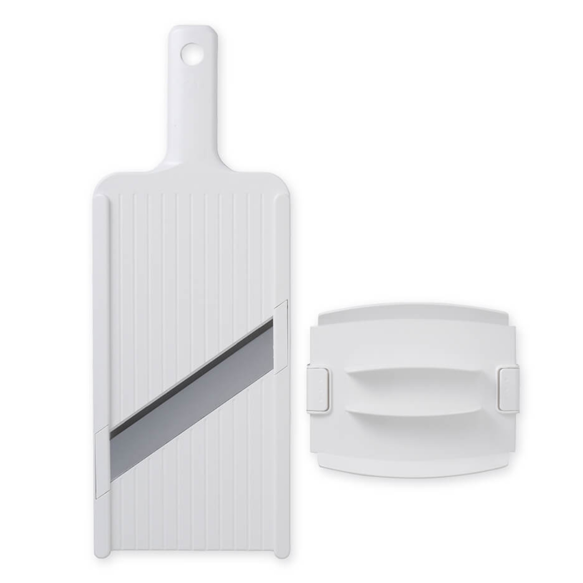 スライサー ガード付き キャベツスライサー 貝印 ( 日本製 キャベツ千切り 野菜スライサー 指ガード スライス 千切りキャベツ 野菜 安全ガード付き 調理小道具 下ごしらえ用品 )