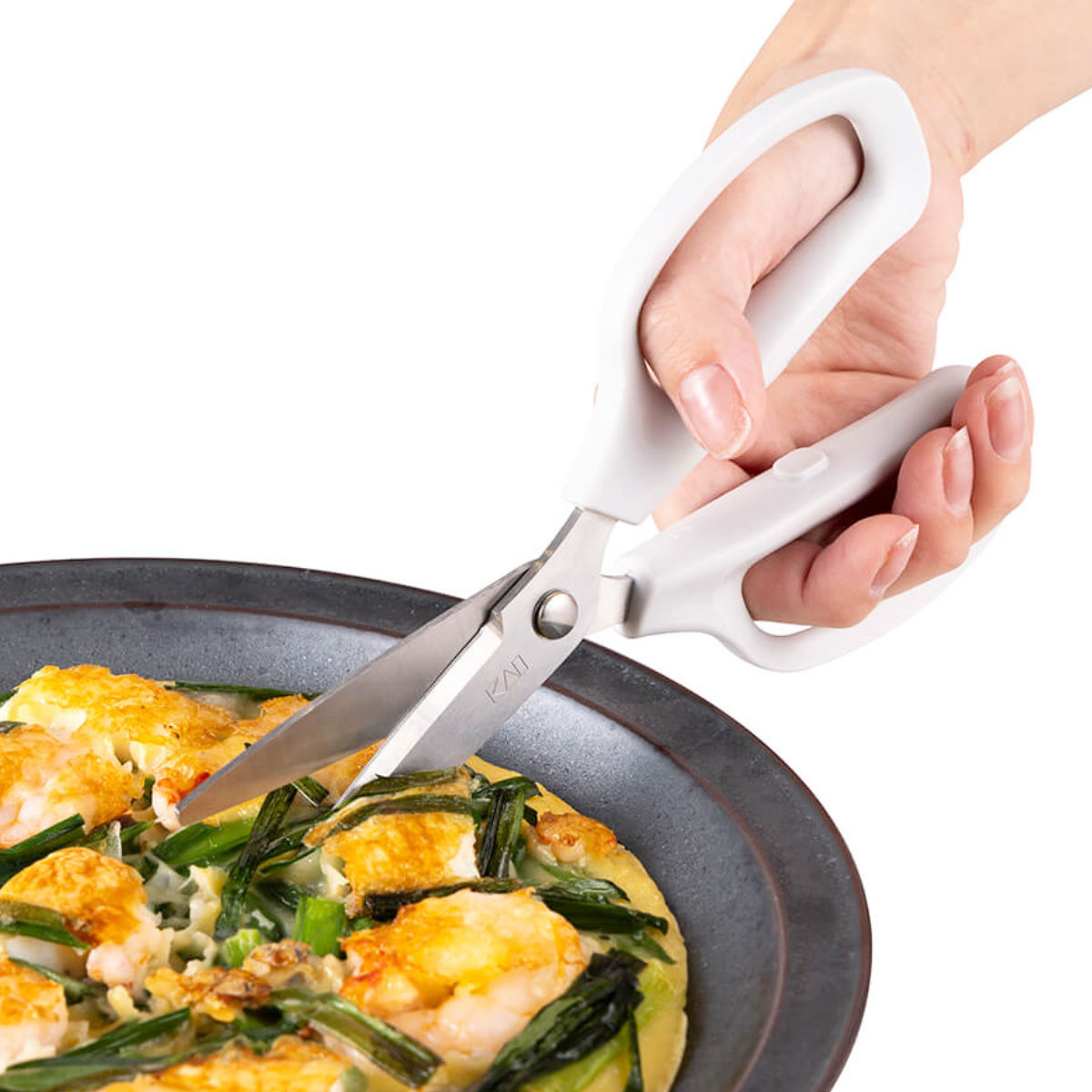 キッチンばさみ コリアンキッチン サムギョプサルハサミ 貝印 ( 食洗機対応 キッチン鋏 キッチンはさみ サムギョプサル 万能ばさみ はさみ 鋏 調理用はさみ ステンレス 食洗機OK 肉切りばさみ 肉用 肉切り ハサミ キッチンハサミ )