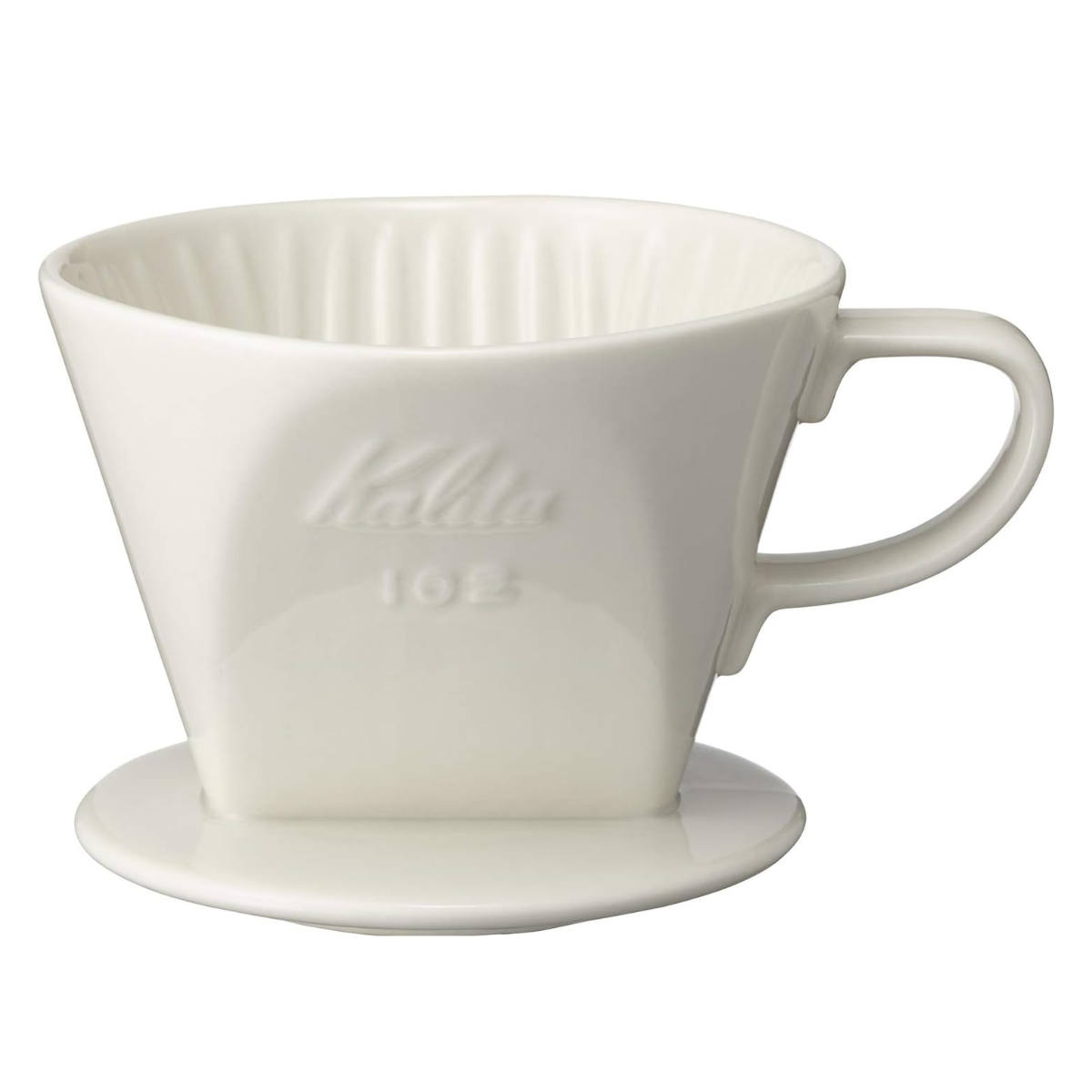 Kalita カリタ ドリッパー 102-ロト ( 2?4人用 陶器 三つ穴構造 コーヒー ドリップ コーヒードリッパー コーヒードリップ おしゃれ 珈琲 用品 器具 コーヒーウェア ハンドドリップ 3つ穴 )