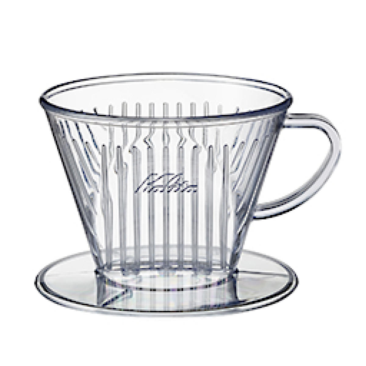 Kalita カリタ ドリッパー 102-DL ( 2?4人用 つば広タイプ 三つ穴構造 ドリップ コーヒー コーヒードリッパー おしゃれ シンプル 軽量 使いやすい 割れにくい 珈琲 用品 器具 コーヒーウェア ハンドドリップ )