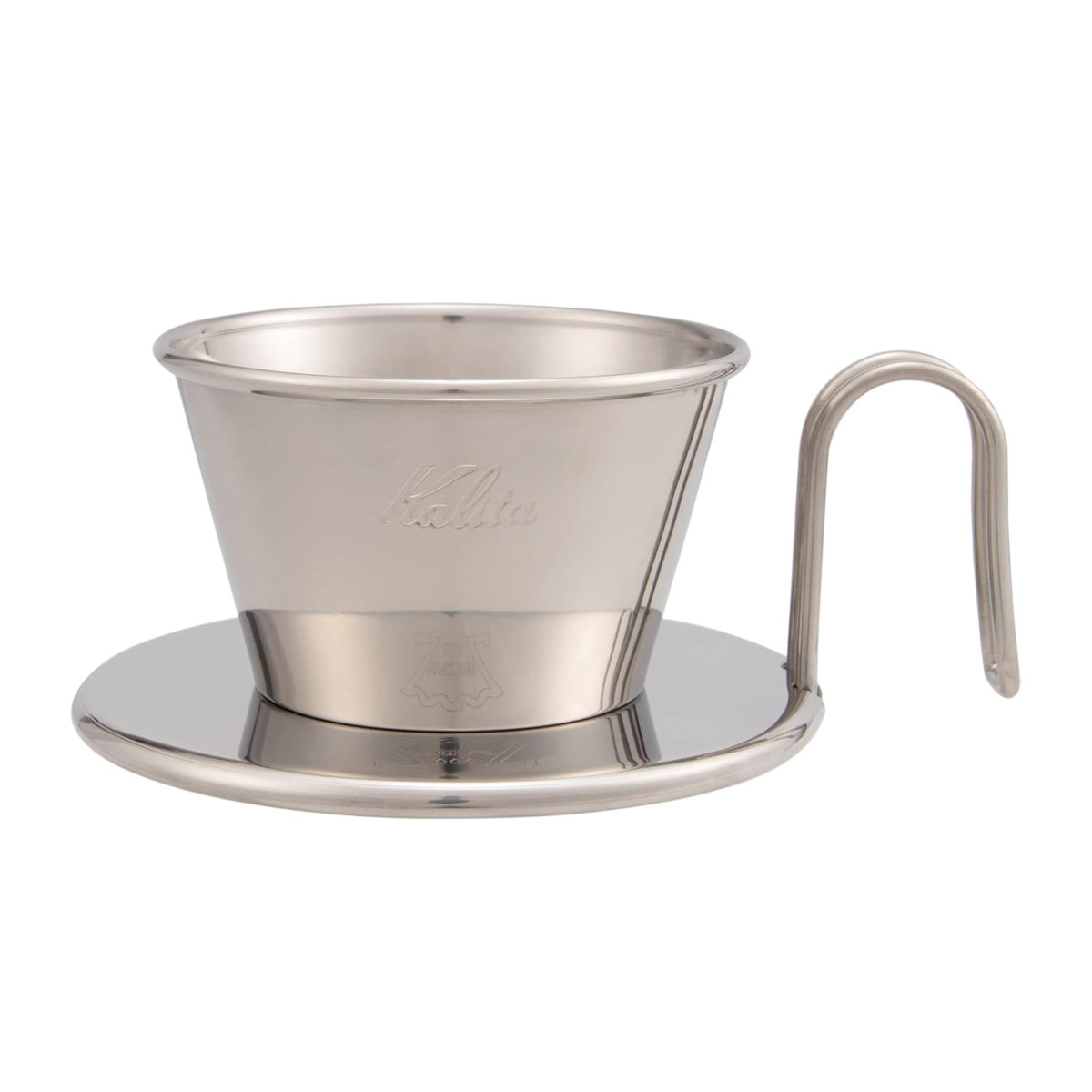 Kalita カリタ ドリッパー WDS-155 ( 1?2人用 ステンレス 日本製 三つ穴構造 ドリップ コーヒー コーヒードリッパー コーヒードリップ おしゃれ シンプル 珈琲 用品 器具 コーヒーウェア ハンドドリップ 丈夫 3つ穴 )