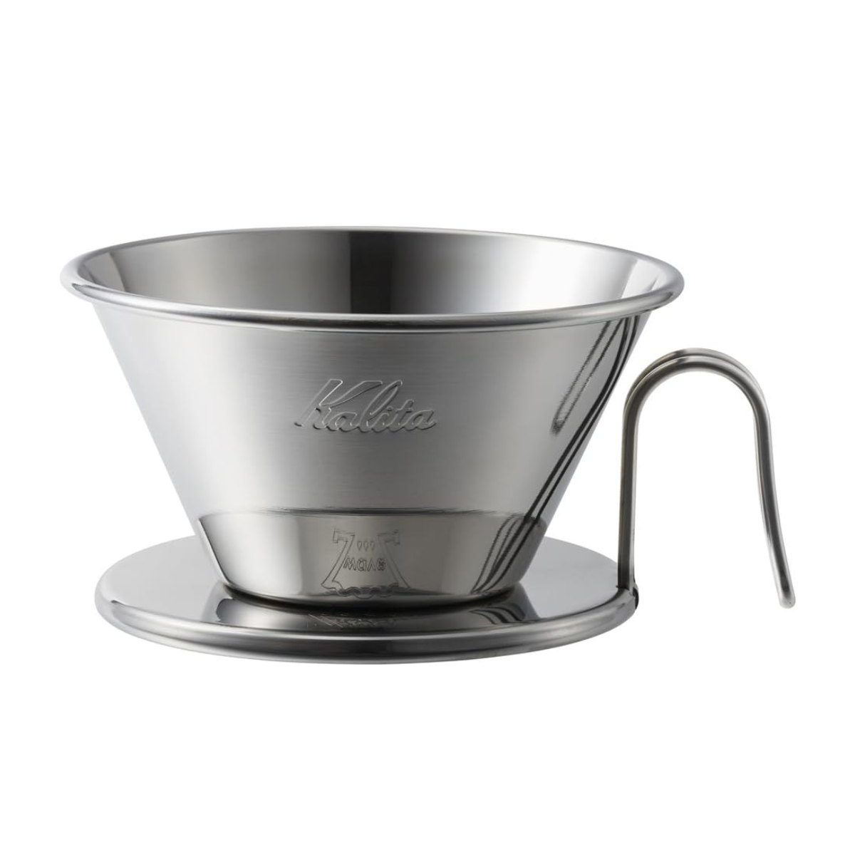 Kalita カリタ ドリッパー WDS-185 ( 2?4人用 ステンレス 日本製 三つ穴構造 ドリップ コーヒー コーヒードリッパー コーヒードリップ おしゃれ シンプル 珈琲 用品 器具 コーヒーウェア ハンドドリップ 丈夫 3つ穴 )