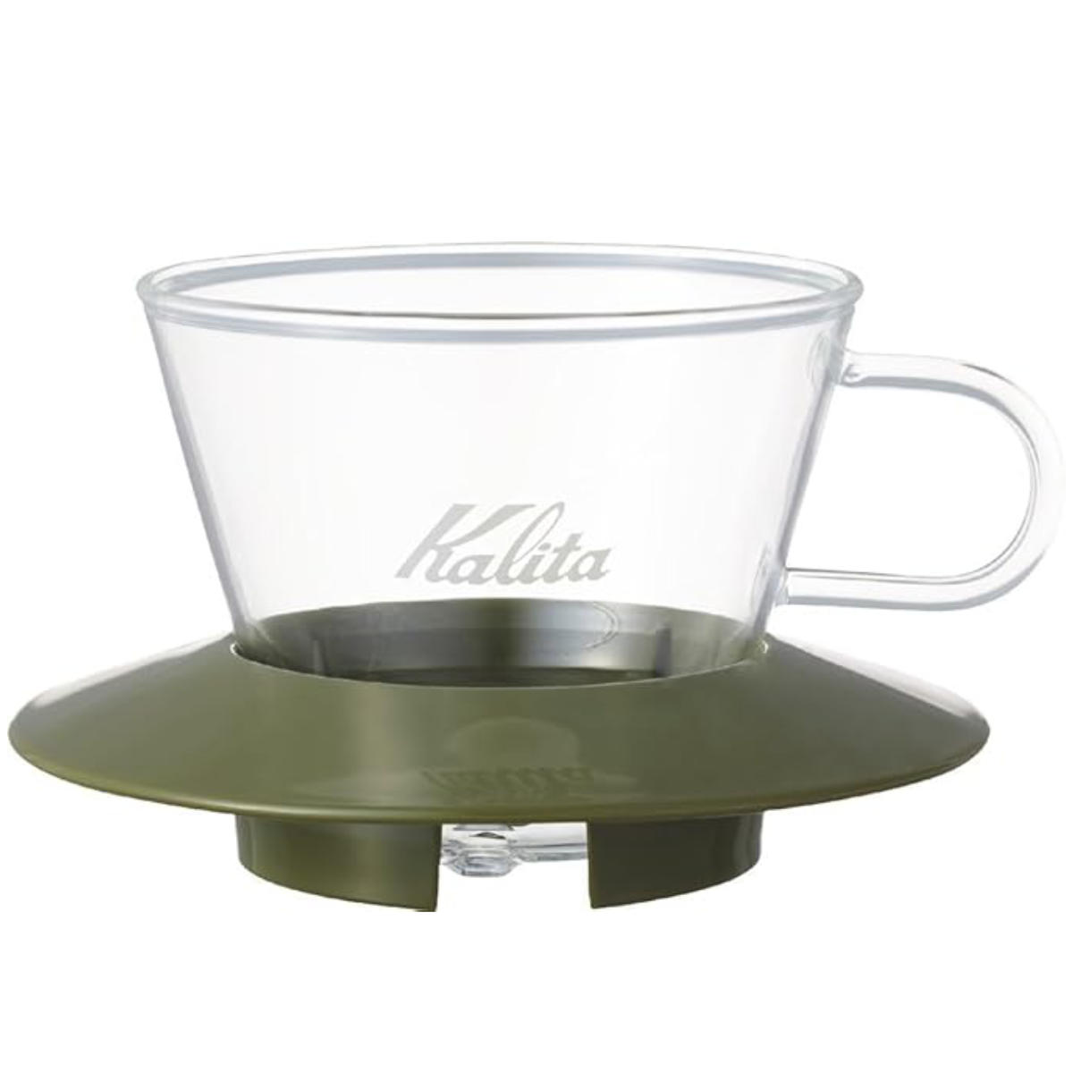 Kalita カリタ ドリッパー ガラスドリッパー 155 ( 1?2人用 ガラス 耐熱ガラス 三つ穴構造 ドリップ コーヒー コーヒードリッパー コーヒードリップ おしゃれ 珈琲 用品 器具 コーヒーウェア ハンドドリップ 3つ穴 ) 【ブラック】 ブラック