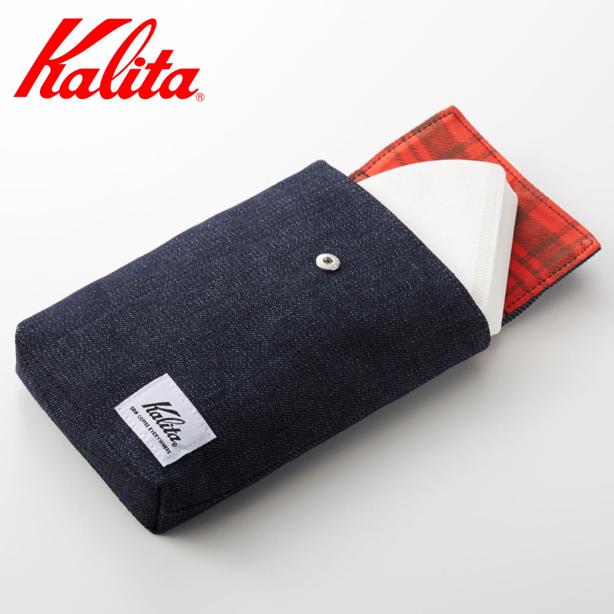 Kalita カリタ フィルターバッグ カリタチェック ( 101/102ロシ専用 コーヒー フィルター コーヒーフィルター ろ紙 ろし ロシ 収納 ケース 100枚 大容量 たっぷり ペーパー フィルター収納 おしゃれ 珈琲 用品 )