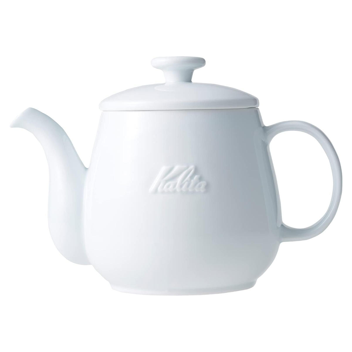 Kalita カリタ HA コーヒーポット 600ml S ( 波佐見焼 日本製 磁器 ティーポット コーヒー ポット 1?2人用 おしゃれ シンプル 白 ホワイト 珈琲 紅茶 お茶 用品 器具 コーヒーウェア ハンドドリップ )