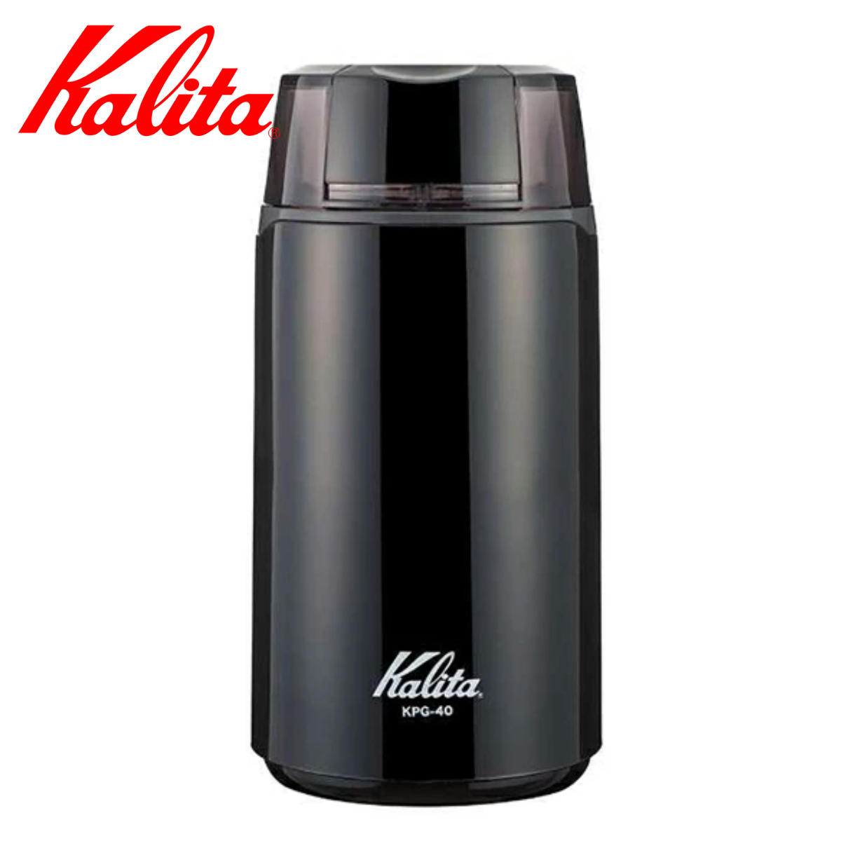Kalita カリタ コーヒー ミル KPG-40 ブラック （ 電動 電動コーヒーミル 電動ミル おしゃれ コンパクト 珈琲 ドリップ 自動 シンプル ハンドドリップ ）