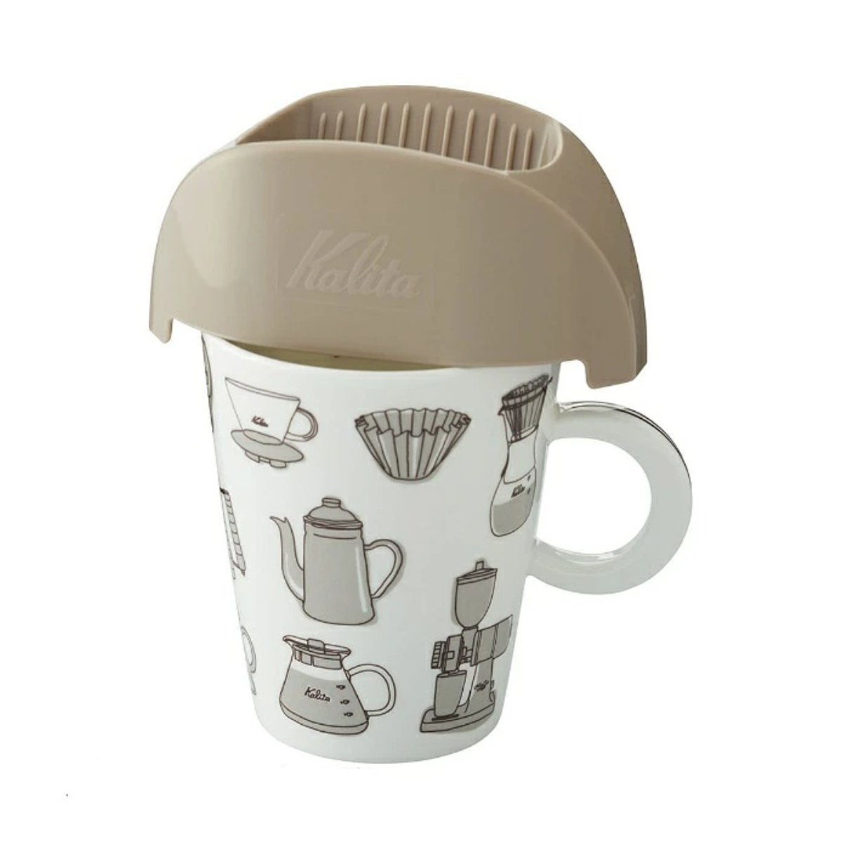 Kalita カリタ ドリッパー カフェ・トール ( コーヒードリッパー コート ドリップ 1杯用 おしゃれ かわいい 持ち運び 携帯用 アウトドア ) 【ピンク】 ピンク