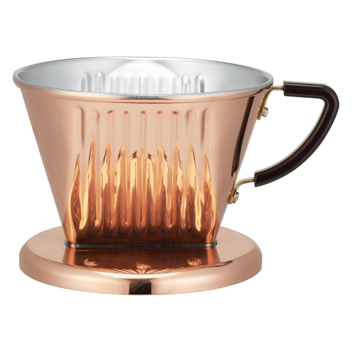 Kalita カリタ ドリッパー Cu 102 ( 2?4人用 銅 日本製 三つ穴構造 ドリップ コーヒー コーヒードリッパー おしゃれ 珈琲 用品 器具 コーヒーウェア ハンドドリップ 3つ穴 )