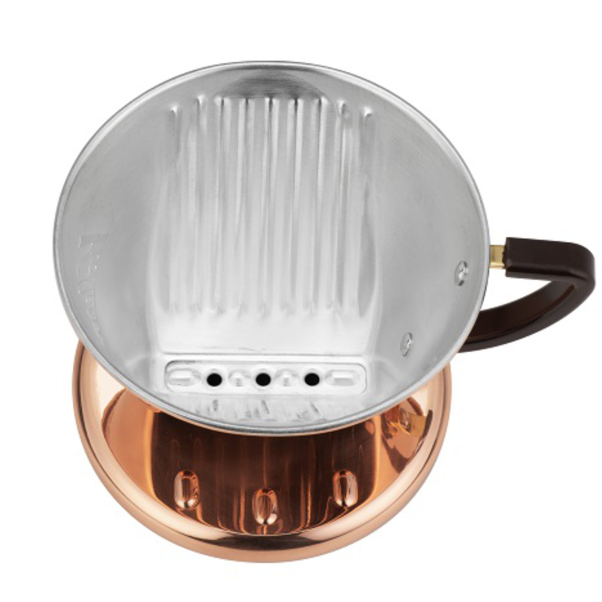 Kalita カリタ ドリッパー Cu 102 ( 2?4人用 銅 日本製 三つ穴構造 ドリップ コーヒー コーヒードリッパー おしゃれ 珈琲 用品 器具 コーヒーウェア ハンドドリップ 3つ穴 )
