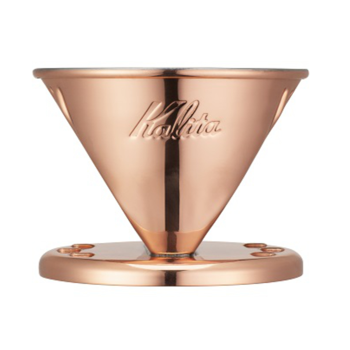 Kalita カリタ ドリッパー Cu 102 ( 2?4人用 銅 日本製 三つ穴構造 ドリップ コーヒー コーヒードリッパー おしゃれ 珈琲 用品 器具 コーヒーウェア ハンドドリップ 3つ穴 )