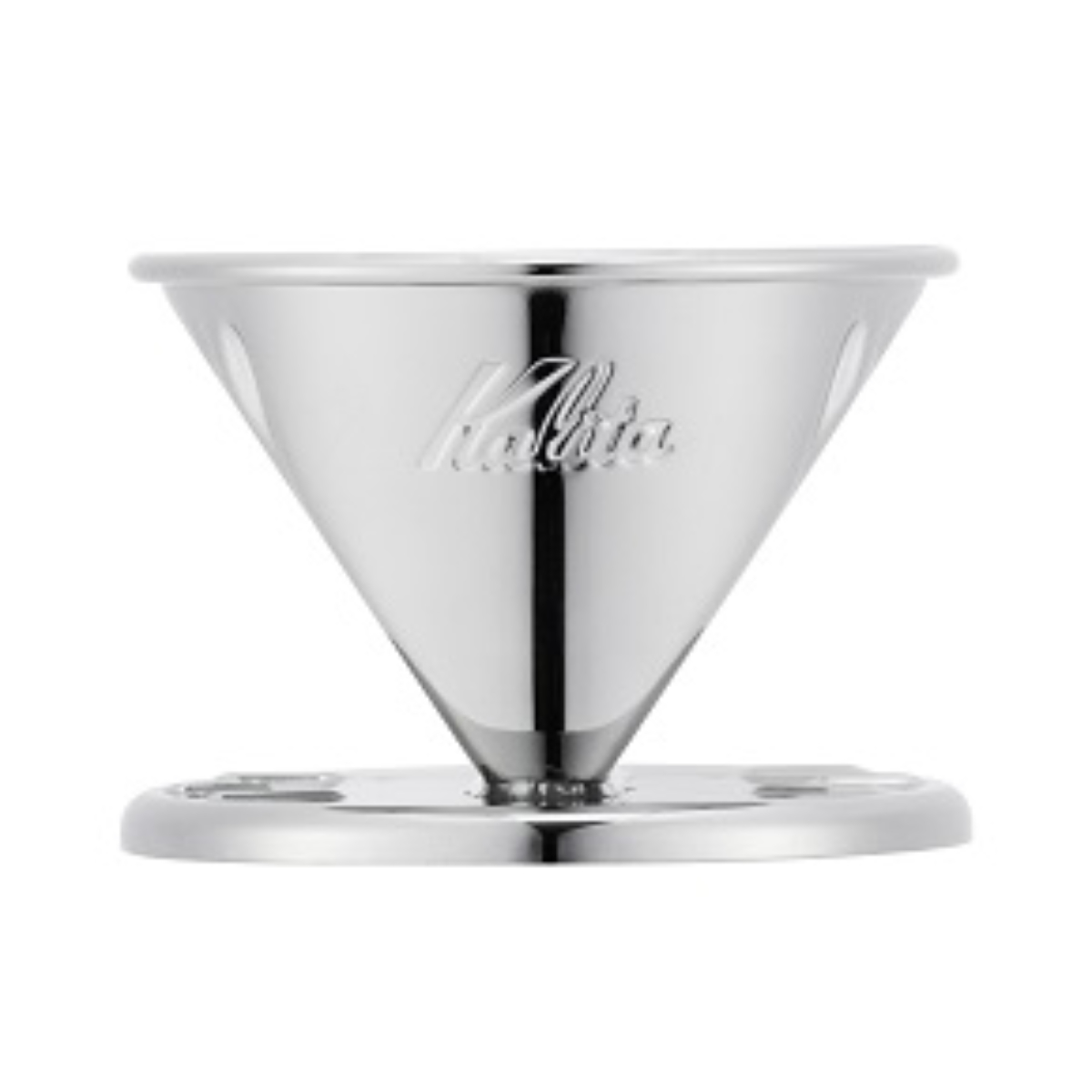 Kalita カリタ ドリッパー SS 101 ( 1~2人用 ステンレス 日本製 三つ穴構造 ドリップ コーヒー コーヒードリッパー おしゃれ 珈琲 用品 器具 コーヒーウェア ハンドドリップ 3つ穴 )