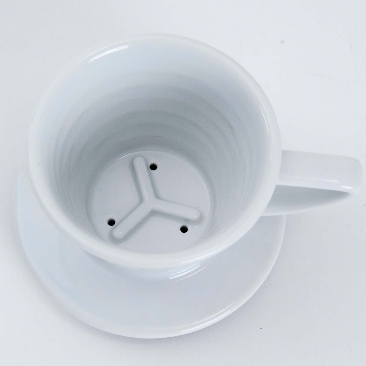 Kalita カリタ HA155 ドリッパー ウェーブ ( 1~2人用 磁器 波佐見焼 日本製 三つ穴構造 ドリップ コーヒー コーヒードリッパー おしゃれ シンプル 珈琲 用品 器具 コーヒーウェア ハンドドリップ 3つ穴 )