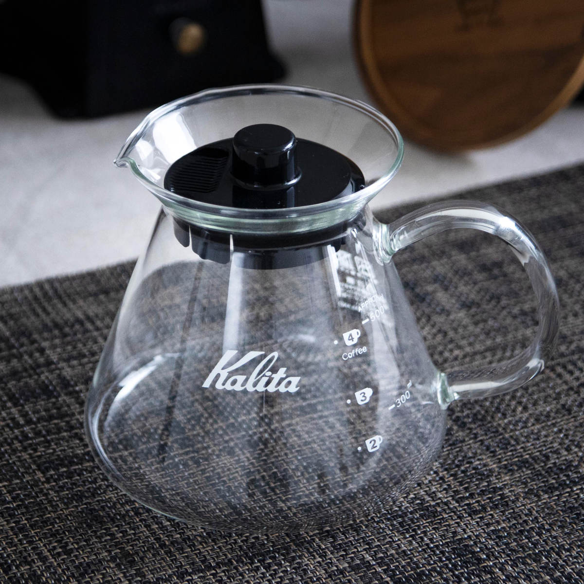 Kalita カリタ コーヒーサーバー 500ml 500 サーバー G ( 2~4人用 ガラス 耐熱ガラス 電子レンジ対応 おしゃれ シンプル コーヒー 容器 )