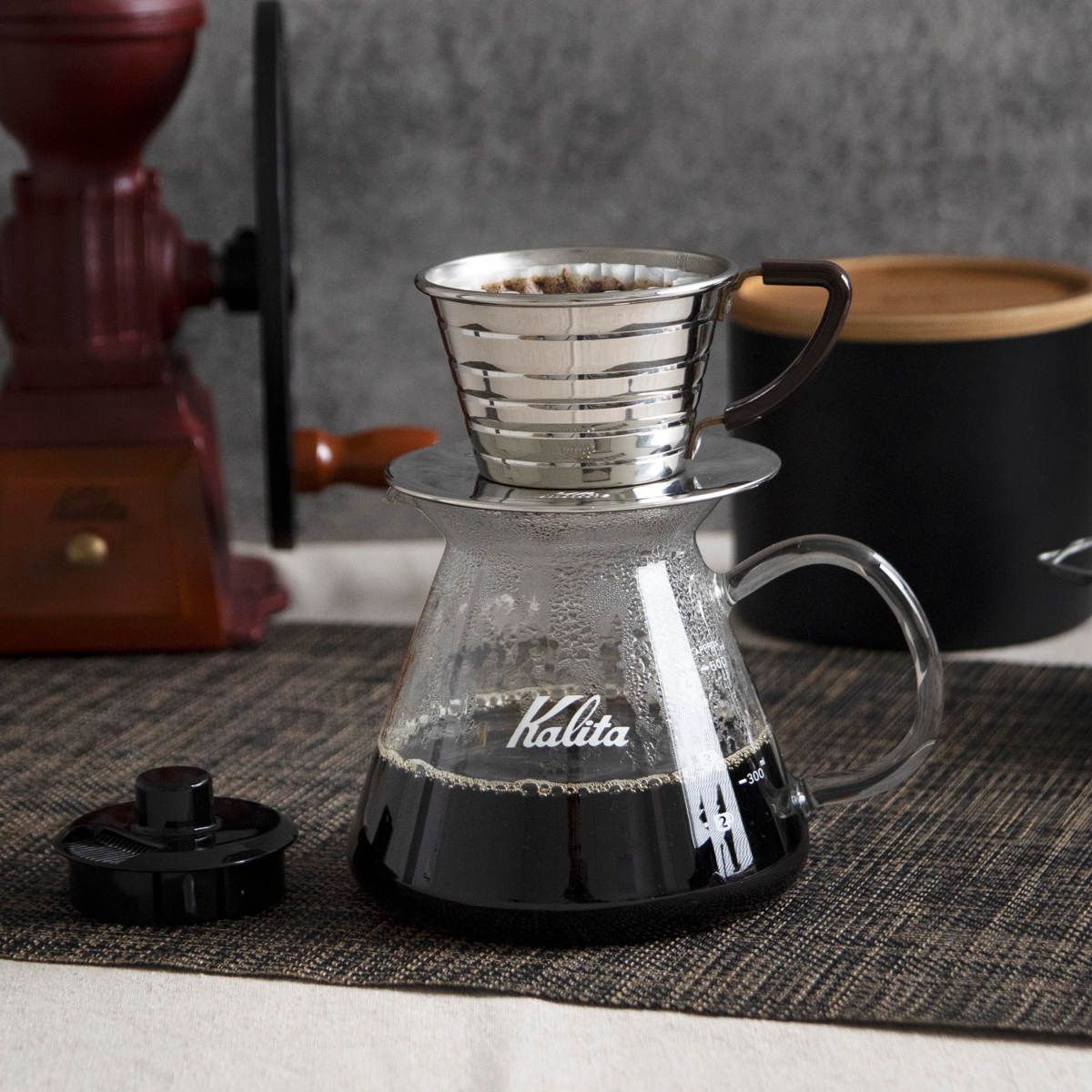 Kalita カリタ コーヒーサーバー 500ml 500 サーバー G ( 2~4人用 ガラス 耐熱ガラス 電子レンジ対応 おしゃれ シンプル コーヒー 容器 )