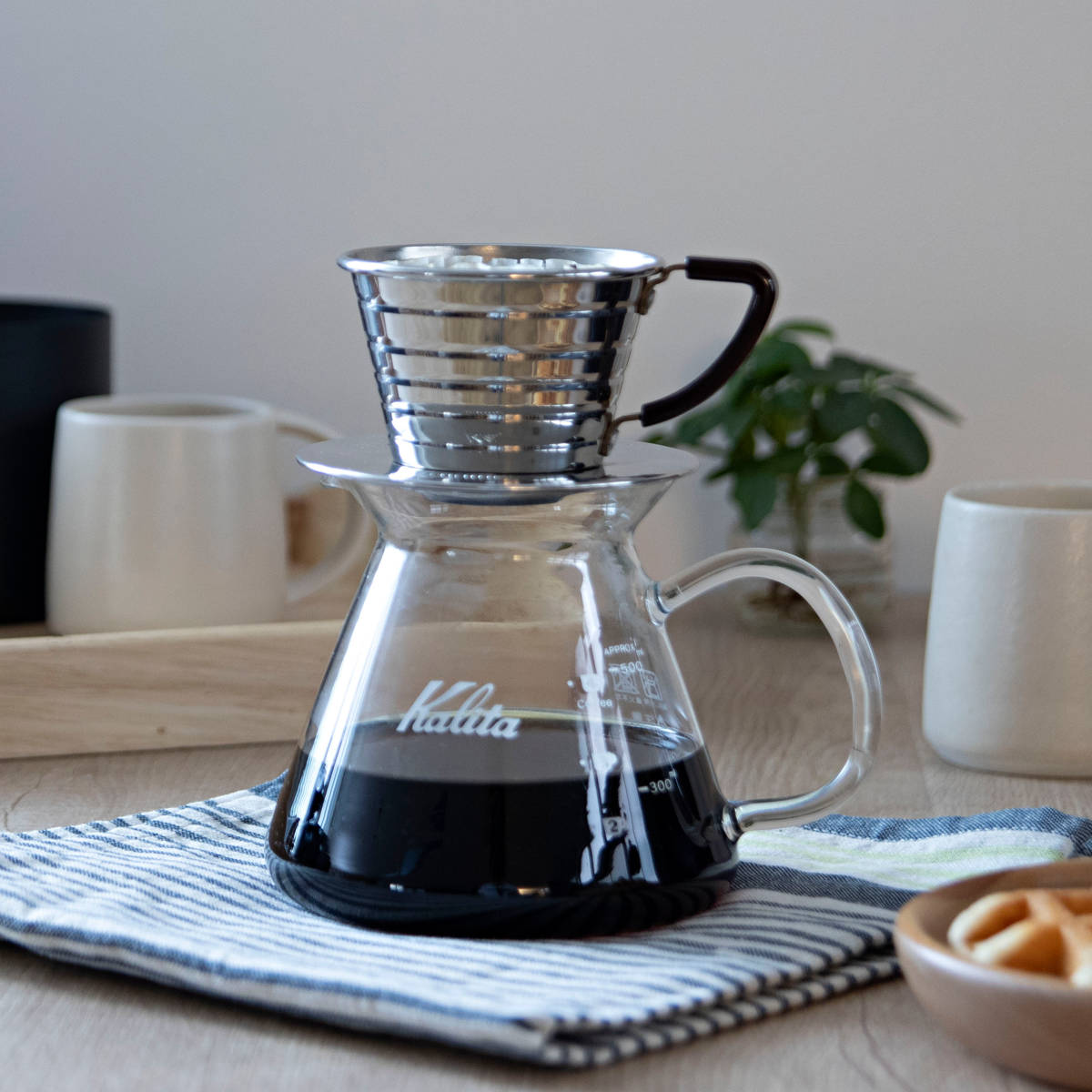 Kalita カリタ コーヒーサーバー 500ml 500 サーバー G ( 2~4人用 ガラス 耐熱ガラス 電子レンジ対応 おしゃれ シンプル コーヒー 容器 )