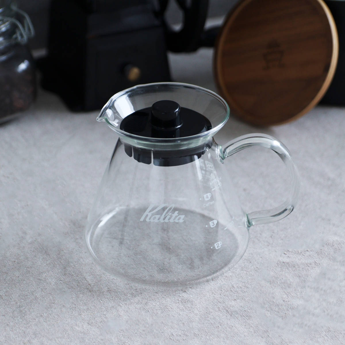 Kalita カリタ コーヒーサーバー 500ml 500 サーバー G ( 2~4人用 ガラス 耐熱ガラス 電子レンジ対応 おしゃれ シンプル コーヒー 容器 )