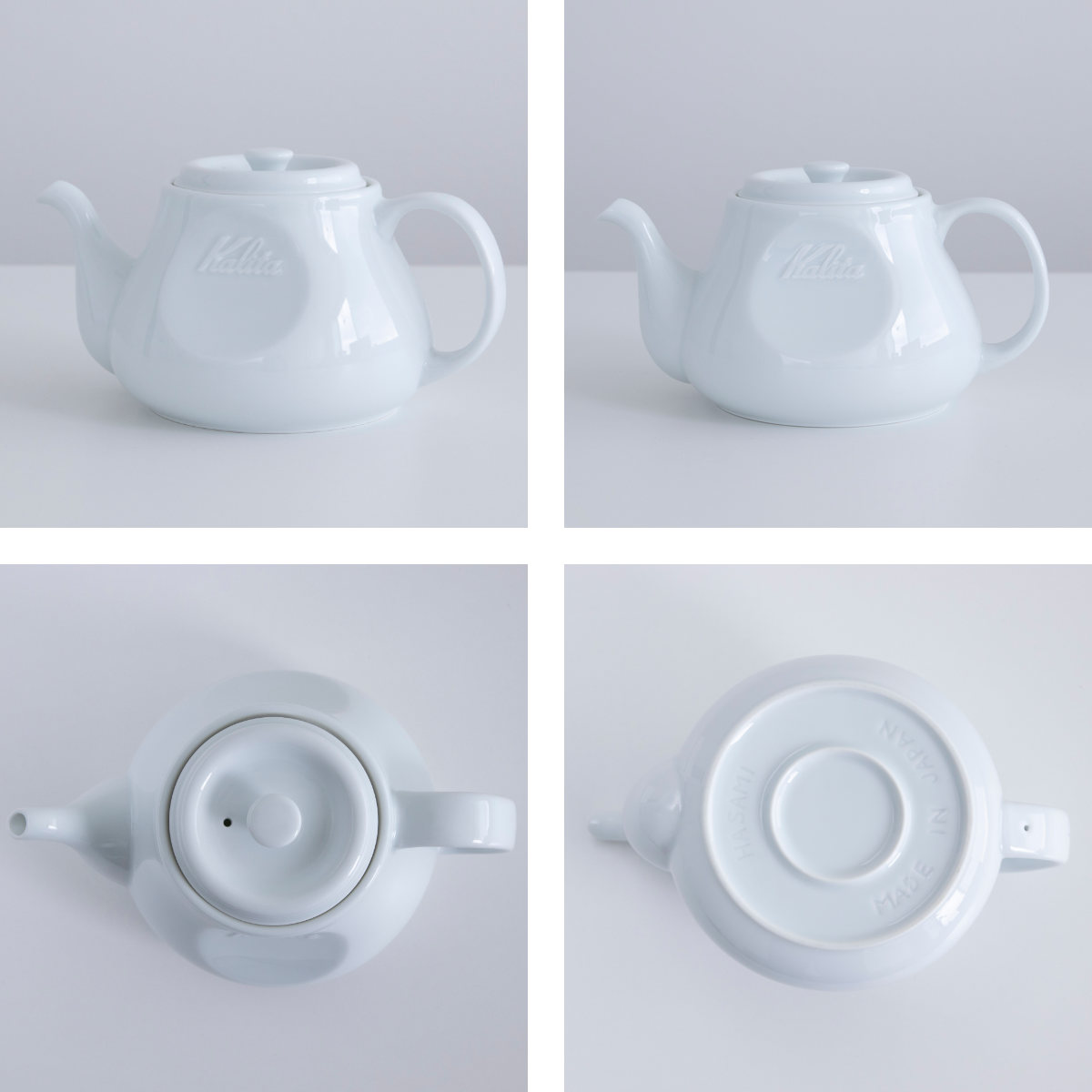 Kalita カリタ HA コーヒーポット 700ml ( 波佐見焼 日本製 磁器 ティーポット コーヒー ポット 1~4人用 おしゃれ シンプル 白 ホワイト 珈琲 紅茶 お茶 用品 器具 コーヒーウェア ハンドドリップ )