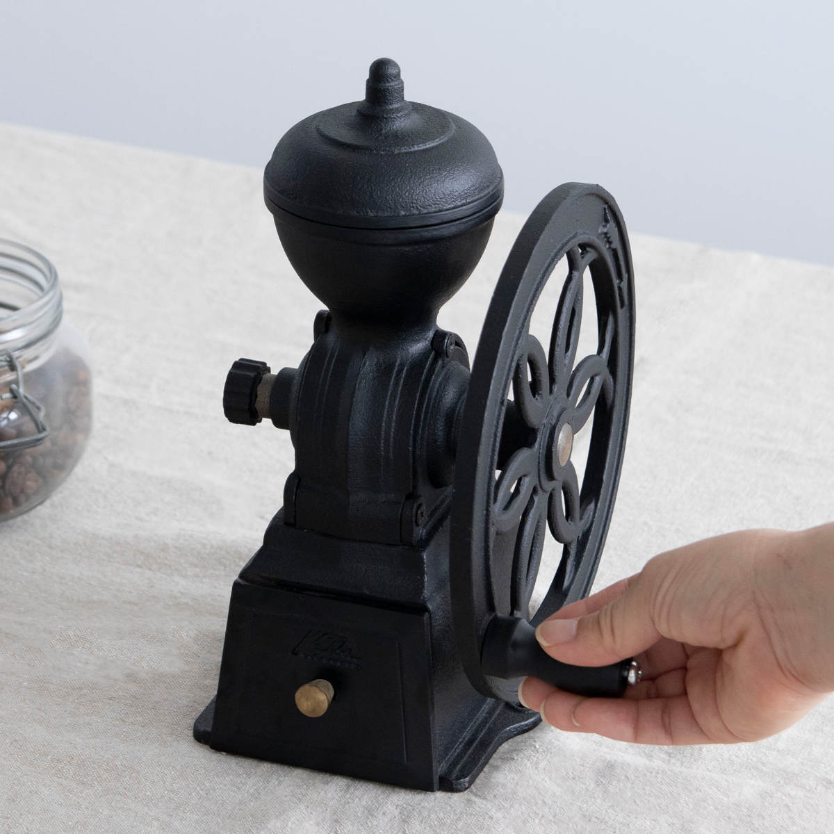 Kalita カリタ コーヒーミル ダイヤ ミル N ( 日本製 手挽き コーヒー コーヒー豆 おしゃれ レトロ クラシック 手動 ハンドコーヒーミル コーヒーグラインダー ) 【ブラック】 ブラック