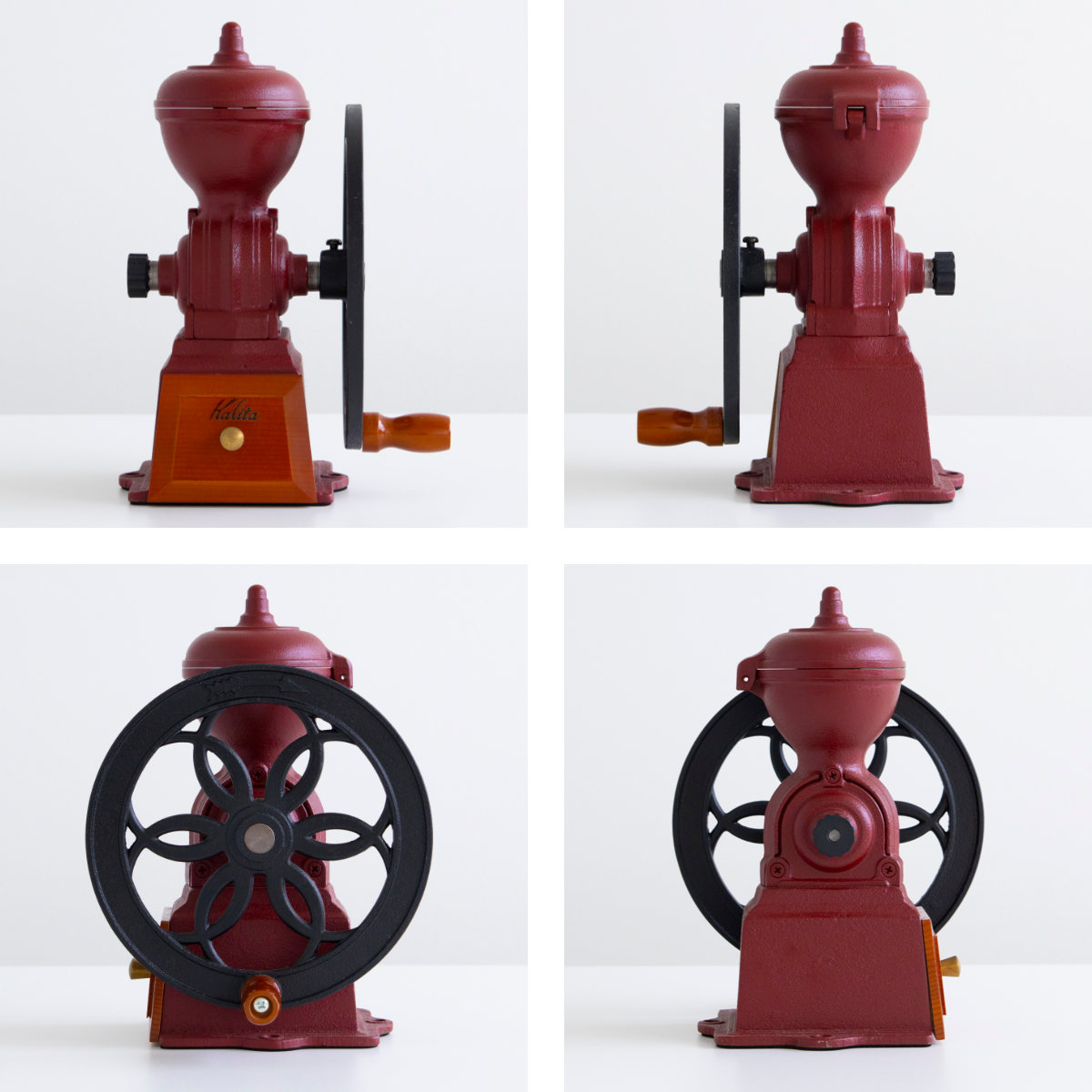 Kalita カリタ コーヒーミル ダイヤ ミル N ( 日本製 手挽き コーヒー コーヒー豆 おしゃれ レトロ クラシック 手動 ハンドコーヒーミル コーヒーグラインダー ) 【ブラック】 ブラック