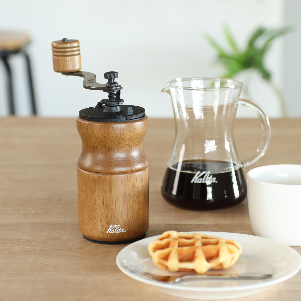 Kalita カリタ コーヒーミル KH-10BR ac ( コーヒー ミル 手挽き コーヒー豆 おしゃれ モダン スタイリッシュ 手動 ハンドコーヒーミル コーヒーグラインダー )