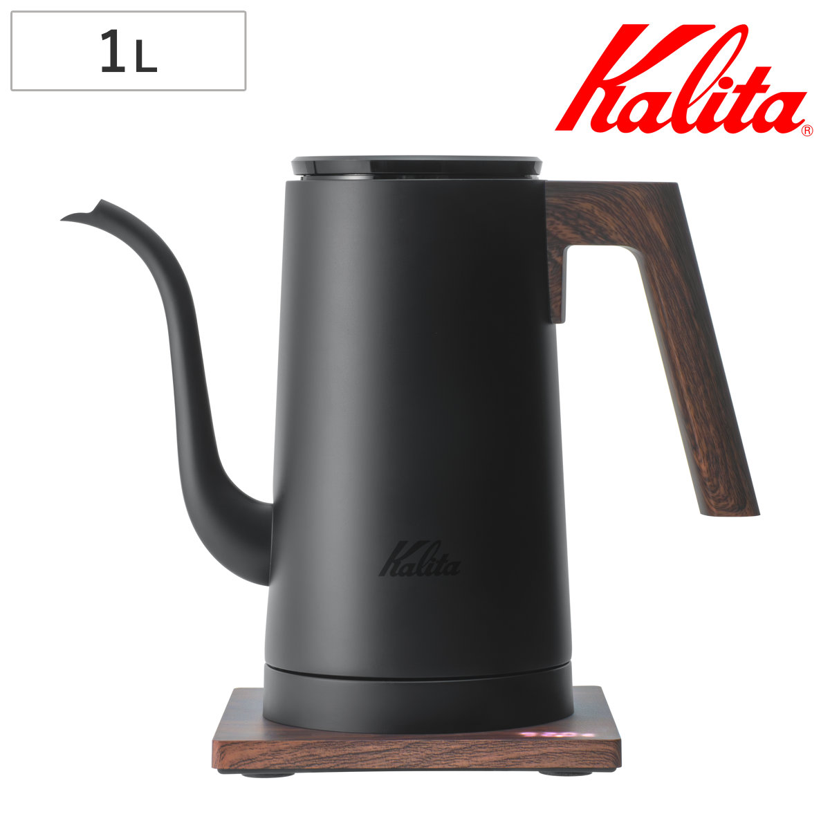 Kalita カリタ 電気ケトル KEDP-X1 （ 1000ml 1L コーヒー ケトル ドリップケトル ドリップポット 細口 電気ポット 湯沸かし ポット おしゃれ シンプル スタイリッシュ モダン ）