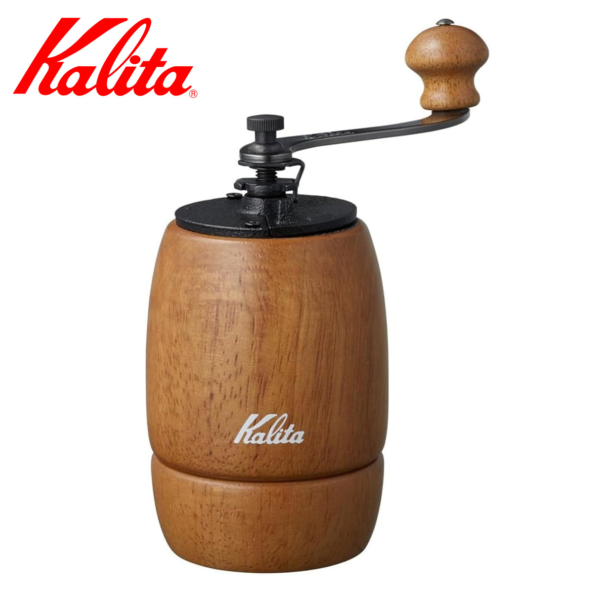 Kalita カリタ コーヒーミル KH-9 BR ac （ 手挽き 手動 コーヒー コーヒー豆 ミル おしゃれ モダン スタイリッシュ スリム ）