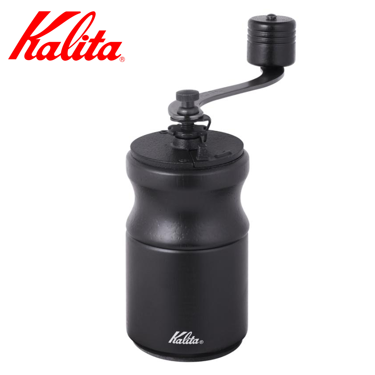 Kalita カリタ コーヒーミル KH-10 BK ac （ 手挽き 手動 コーヒー コーヒー豆 ミル おしゃれ モダン スタイリッシュ スリム ）