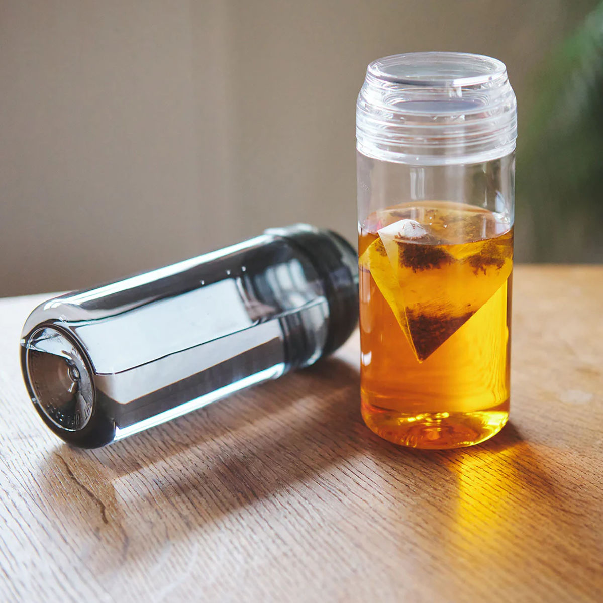 水筒 420ml ALLDAY LIGHT thermo mug ( 食洗機対応 直飲み ボトル クリアボトル 透明 コンパクト おしゃれ 食洗機OK 直のみ タンブラー マイボトル ウォーターボトル 軽い 軽量 クリア 大人 ) 【グレー】 グレー