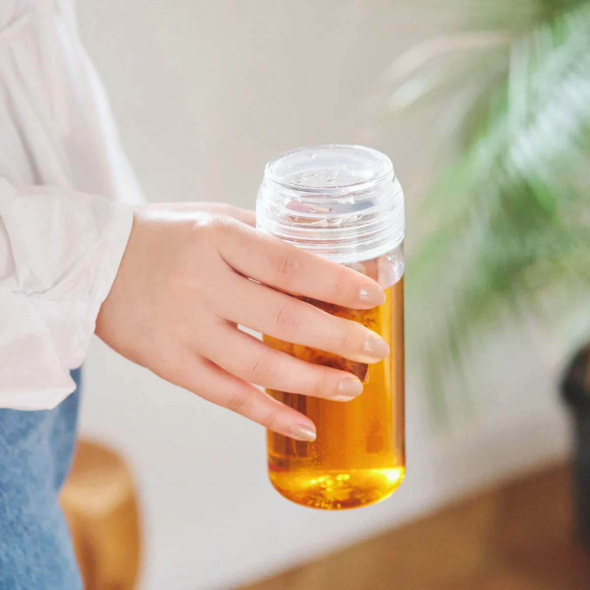 水筒 420ml ALLDAY LIGHT thermo mug ( 食洗機対応 直飲み ボトル クリアボトル 透明 コンパクト おしゃれ 食洗機OK 直のみ タンブラー マイボトル ウォーターボトル 軽い 軽量 クリア 大人 ) 【グレー】 グレー