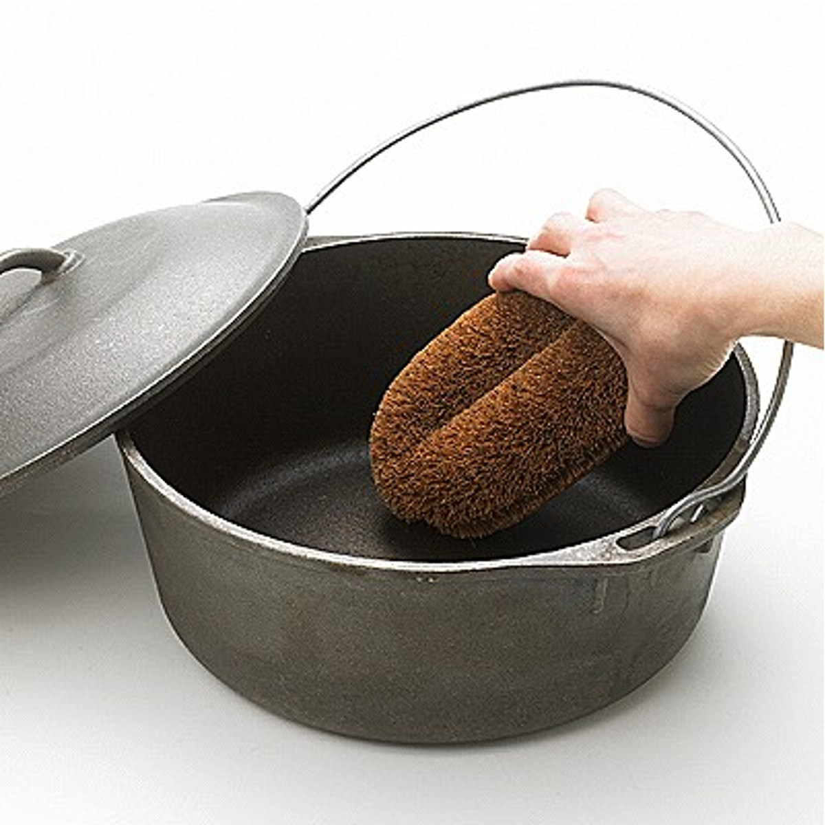 たわし 亀の子束子 3号 中 10個セット ( タワシ 束子 亀の子タワシ ざる洗い まな板洗い コゲ落とし 天然素材 フライパン 鍋 調理器具を洗う 食器洗い 皿洗い 野菜洗い 洗う 泥落とし キッチン用品 )