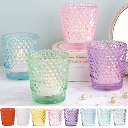 キャンドルホルダー キャンドルグラス ガラス製 ホビネルグラス （ キャンドルスタンド ろうそく立て アロマ 香り キャンドル ルームフレ