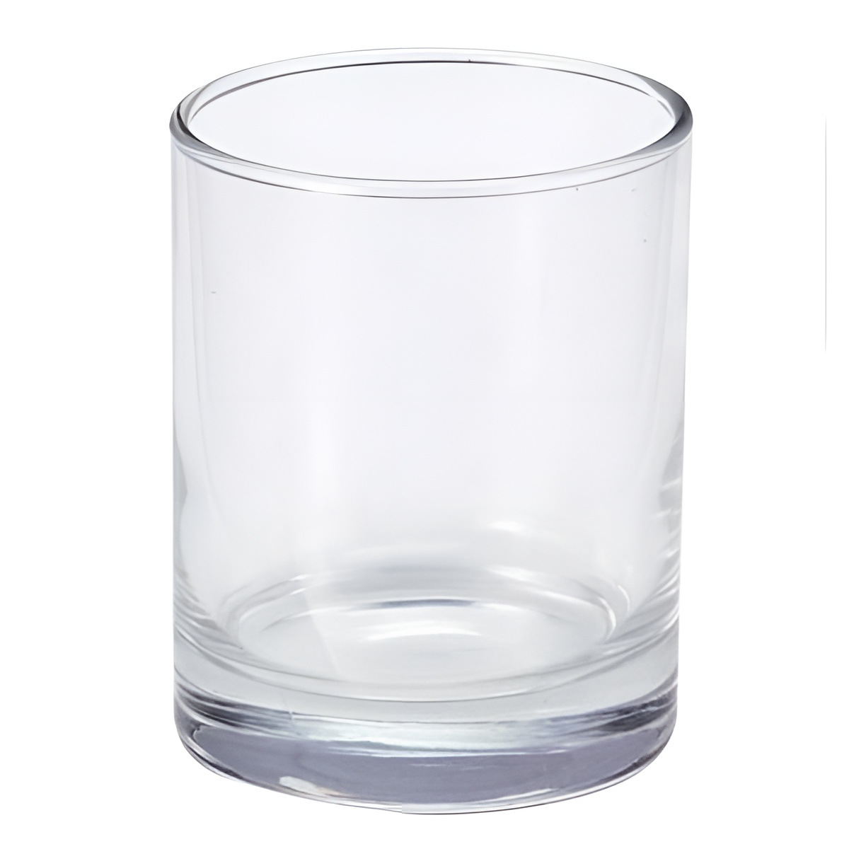 キャンドルポット キャンドルホルダー コップ型 ガラス製 ( キャンドルスタンド ろうそく立て キャンドルグラス 容器 ガラス キャンドルトレイ ガラスポット アロマキャンドル 透明 クリア シンプル )
