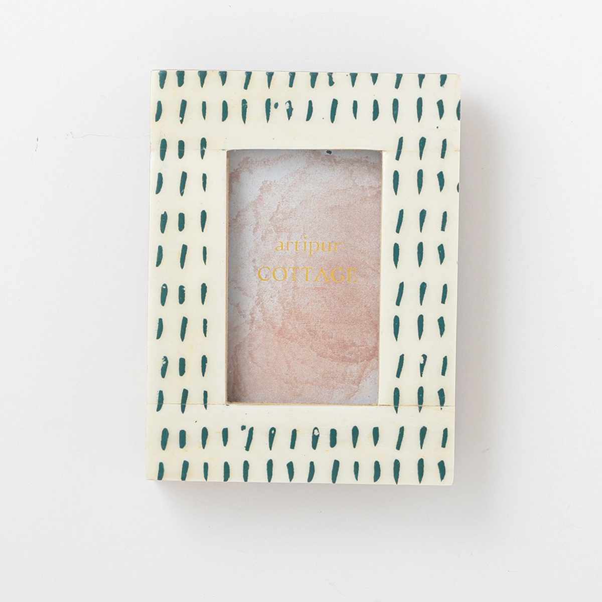 フォトフレーム ボーンミニフレーム S 名刺 チェキ キャメルボーン ( 写真立て フォトスタンド 写真 フレーム ミニ 小さめ インスタントカメラ ポップ インテリア 韓国 カラフル アクセント 壁掛け 縦 横 ニッチ 玄関 トイレ ) 【オレンジ】 オレンジ