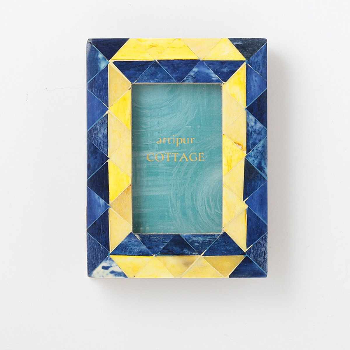 フォトフレーム ボーンミニフレーム S 名刺 チェキ キャメルボーン ( 写真立て フォトスタンド 写真 フレーム ミニ 小さめ インスタントカメラ ポップ インテリア 韓国 カラフル アクセント 壁掛け 縦 横 ニッチ 玄関 トイレ ) 【オレンジ】 オレンジ