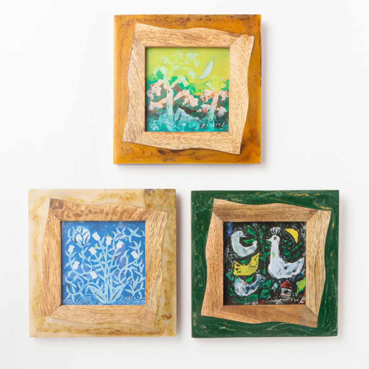 【1211】ウッドレジン　フォトフレーム 1211】ウッドレジン フォトフレーム