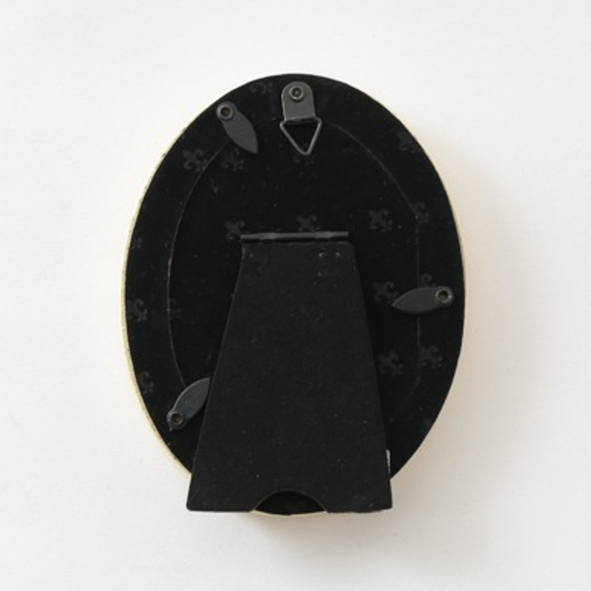 フォトフレーム チェリーオーバルフォトフレーム レジン ( 写真立て フォトスタンド 写真 フレーム ミニ 小さめ さくらんぼ 幅9cm 楕円形 アンティーク加工 チェリーフレーム 手のひらサイズ 壁掛け 置き型 ウエディングフォト ) 【クリーム】 クリーム