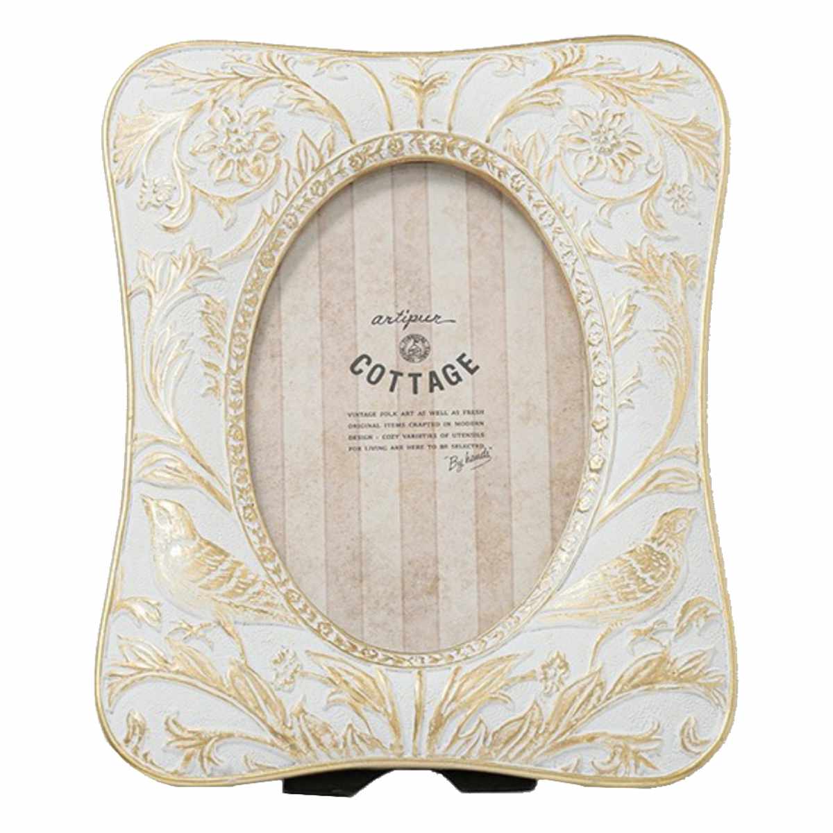 フォトフレーム 花鳥フォトフレーム レジン ( 写真立て フォトスタンド 写真 フレーム L判 標準プリントサイズ はがきサイズ KG判 上品 アンティーク調 ウエディングフォト 壁掛け 置き型 縦 横 ピクチャーフレーム エレガント ) 【ピンク】 ピンク