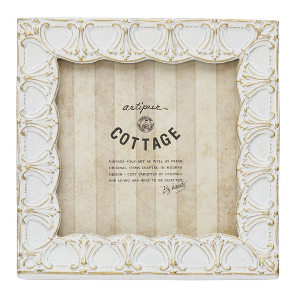 フォトフレーム S スクエア レジン ( 写真立て フォトスタンド 写真 フレーム ポストカード ましかく 正方形 幅14cm アンティーク調 ウエディングフォト ましかくプリント 壁掛け 置き型 ウェルカムスペース ピクチャーフレーム ) 【グレー】 グレー