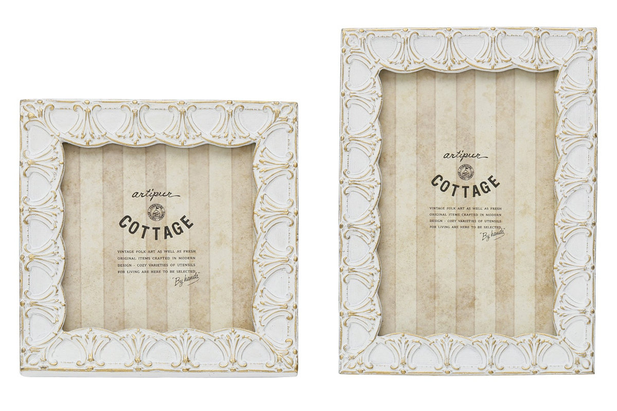 フォトフレーム S スクエア レジン ( 写真立て フォトスタンド 写真 フレーム ポストカード ましかく 正方形 幅14cm アンティーク調 ウエディングフォト ましかくプリント 壁掛け 置き型 ウェルカムスペース ピクチャーフレーム ) 【グレー】 グレー