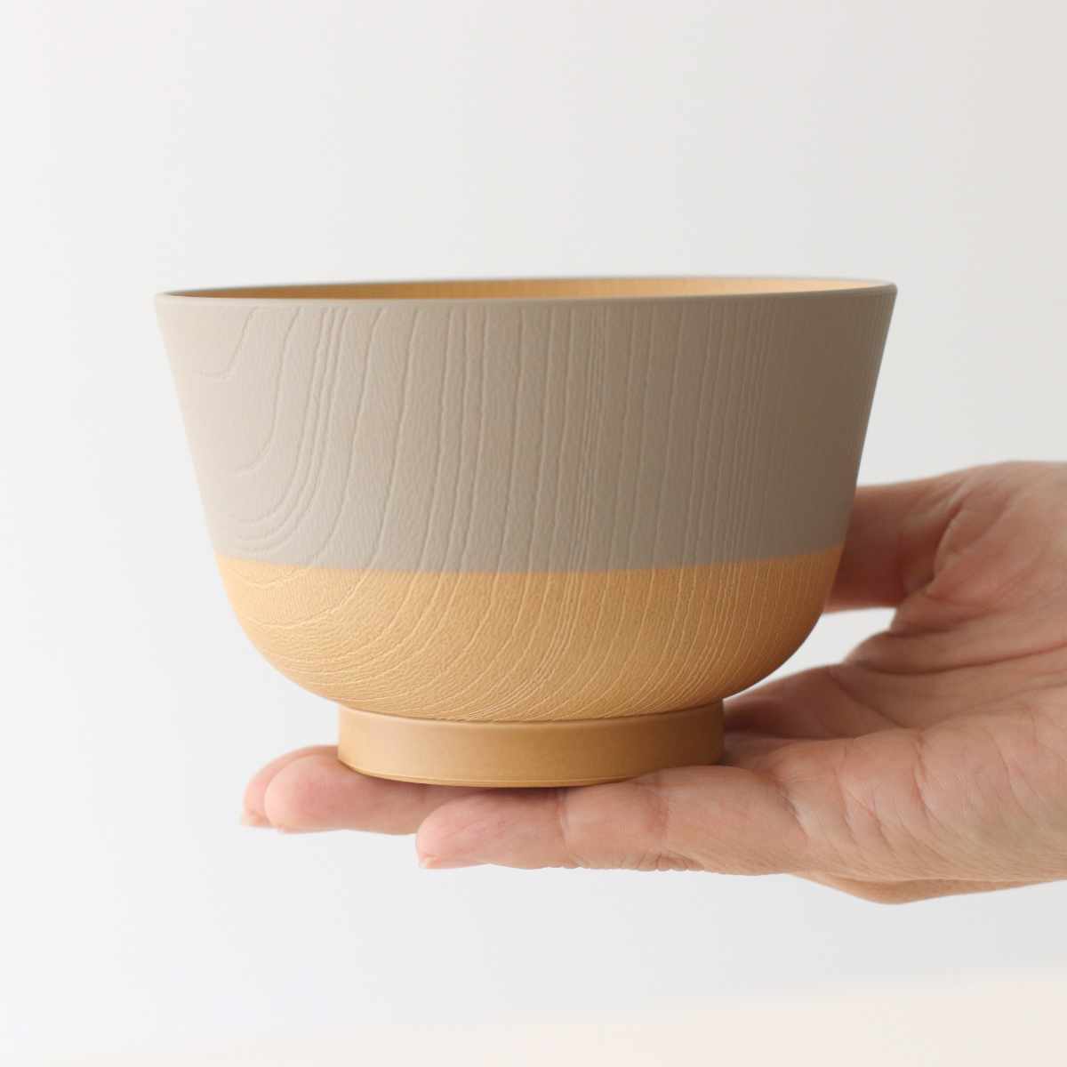 茶碗 330ml やさしい彩り 抗菌 汁椀 同色5個セット ( 日本製 電子レンジ対応 食洗機対応 お椀 椀 味噌汁碗 おしゃれ かわいい 抗菌加工 スープ 味噌汁 木目調 軽い 割れにくい 子ども 介護 ) 【ウグイス】 ウグイス