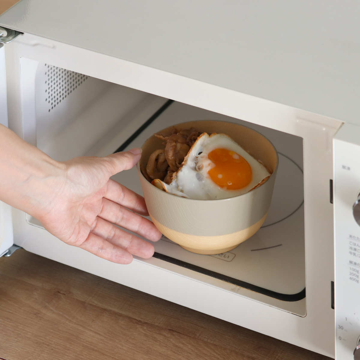 茶碗 700ml やさしい彩り 抗菌 大椀 5個入 ( 日本製 電子レンジ対応 食洗機対応 丼ぶり 麺鉢 おしゃれ かわいい 抗菌加工 親子丼 うどん そば 木目調 軽い 割れにくい 子ども 介護 )