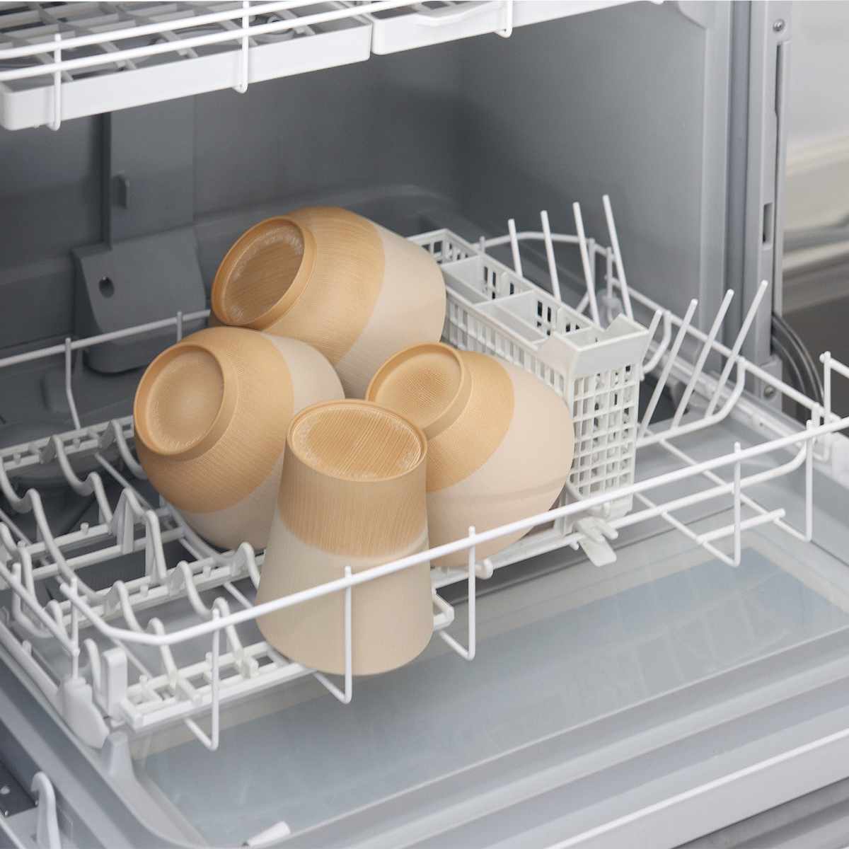 茶碗 700ml やさしい彩り 抗菌 大椀 5個入 ( 日本製 電子レンジ対応 食洗機対応 丼ぶり 麺鉢 おしゃれ かわいい 抗菌加工 親子丼 うどん そば 木目調 軽い 割れにくい 子ども 介護 )