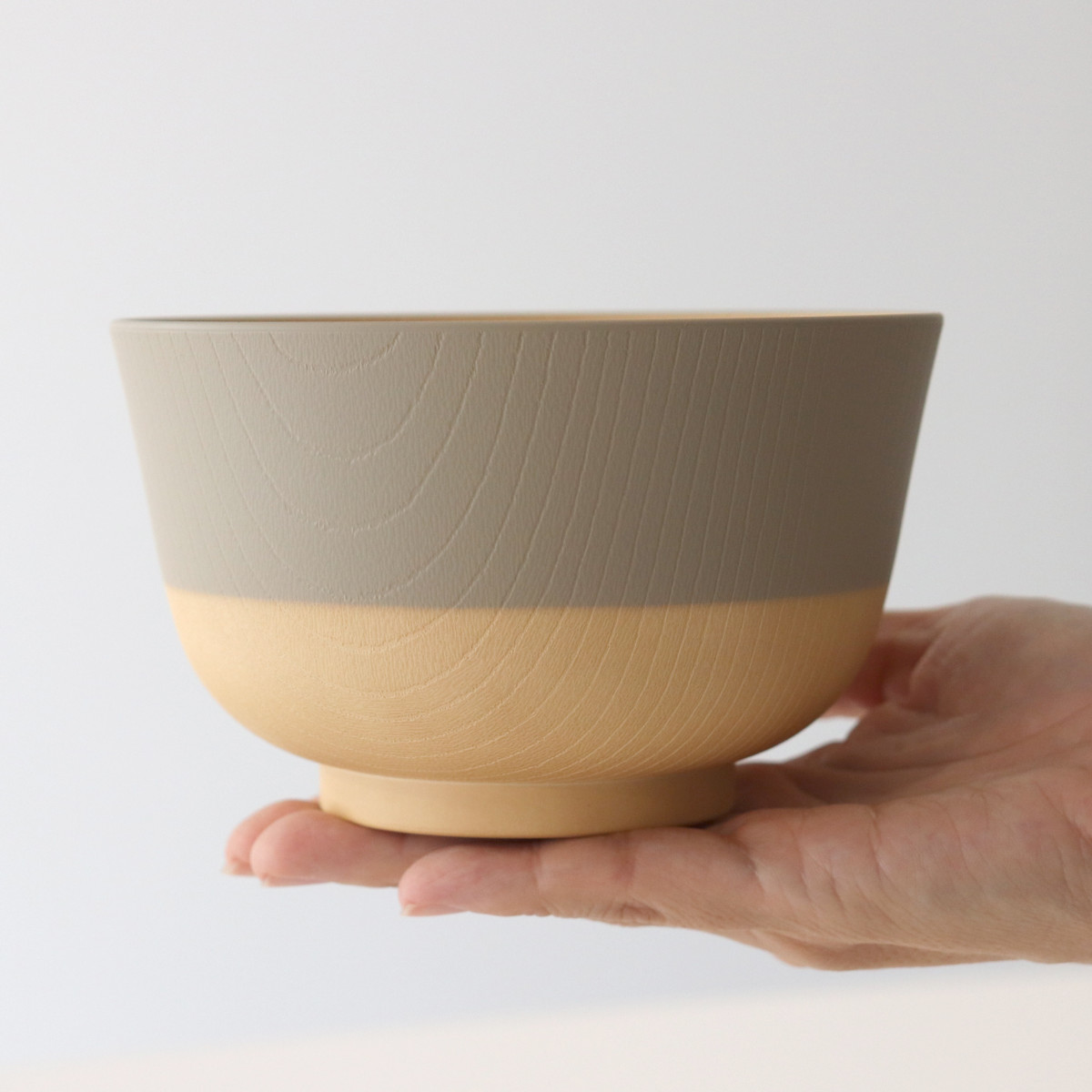 どんぶり 700ml やさしい彩り 抗菌 ( 丼 丼ぶり 日本製 電子レンジ対応 食洗機対応 どんぶり椀 どんぶり鉢 お椀 食器 おしゃれ かわいい 抗菌加工 木目 シンプル 割れにくい 軽い ) 【あかね】 あかね