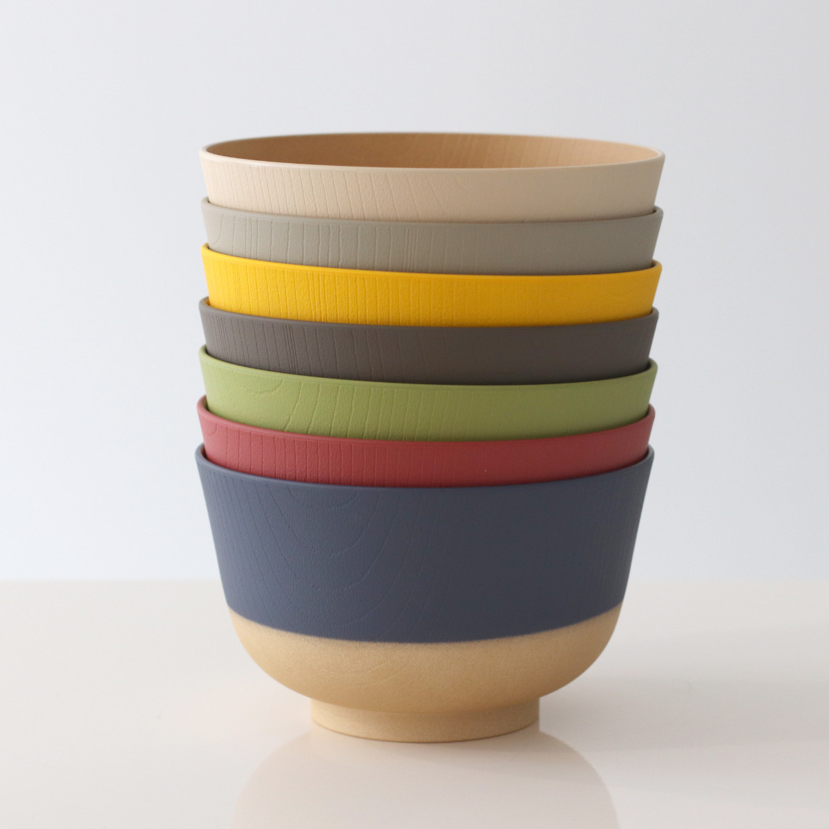 どんぶり 700ml やさしい彩り 抗菌 ( 丼 丼ぶり 日本製 電子レンジ対応 食洗機対応 どんぶり椀 どんぶり鉢 お椀 食器 おしゃれ かわいい 抗菌加工 木目 シンプル 割れにくい 軽い ) 【あかね】 あかね