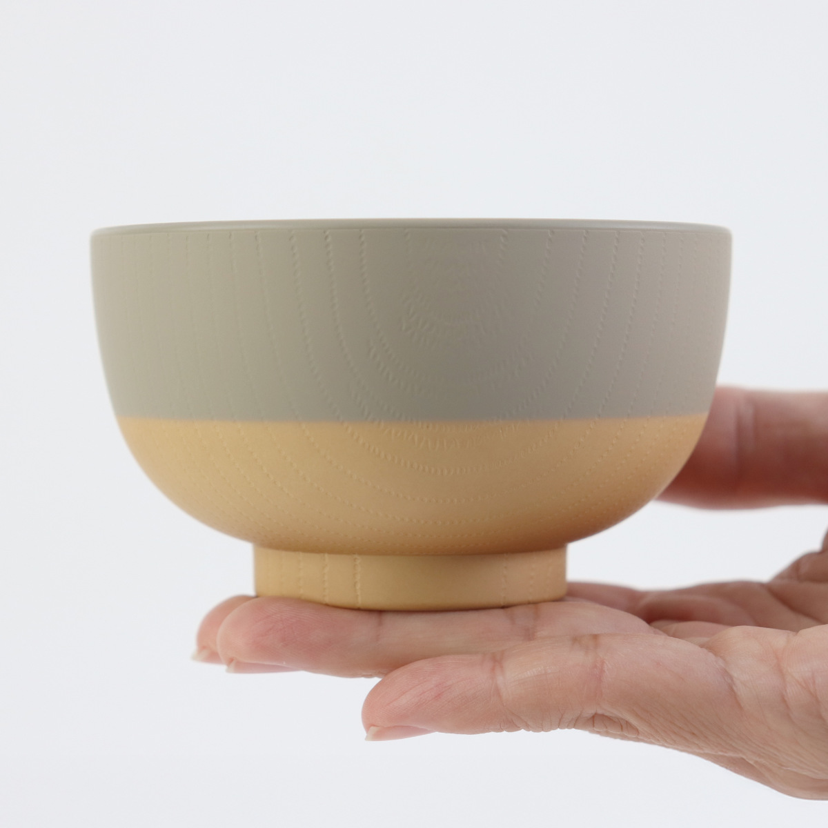 汁椀 250ml やさしい彩り 抗菌 キッズ 同色5個セット ( 日本製 電子レンジ対応 食洗機対応 子ども 子供 食器 お椀 味噌汁 おしゃれ かわいい 抗菌加工 木目 シンプル 割れにくい 軽い スープボウル ) 【クルミ】 クルミ