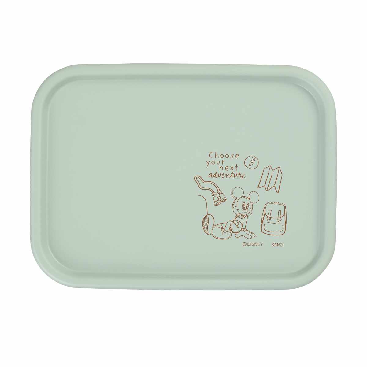 トレー mA 抗菌 レンジ対応トレー S ミッキーマウス ( 日本製 電子レンジ対応 食洗機対応 ミッキー ディズニー トレイ お盆 24×18cm おしゃれ かわいい キャラクター 子ども用 キャラ カフェトレー 子供用 おやつ ティータイム ) 【グレー】 グレー