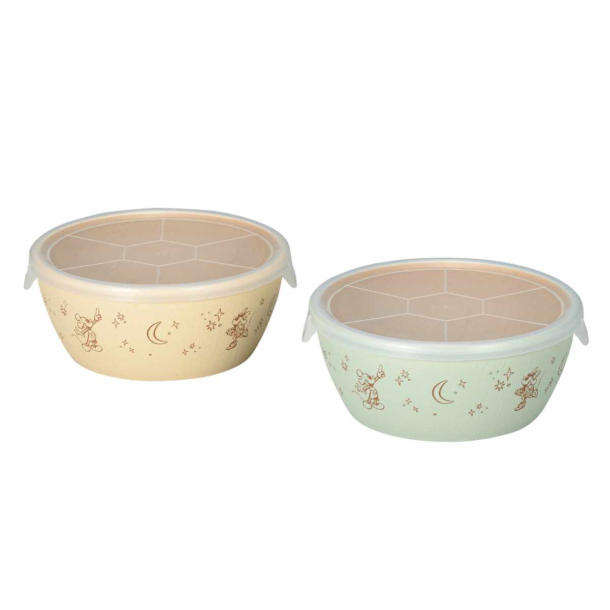 ボウル 500ml mA 抗菌セット 2個入 ミッキーマウス ( 日本製 電子レンジ対応 食洗機対応 保存容器 ミッキー ディズニー 13cm 鉢 ふた付き おしゃれ かわいい キャラクター 中鉢 蓋付き 軽い 割れにくい キッチン 耐熱 保存 )