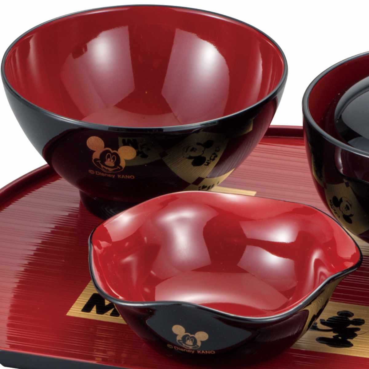 お食い初め WA M ミッキーマウス ( 日本製 男の子 女の子 食器 セット 食器セット ミッキー ディズニー 子ども食器 子供食器 初膳 5点入り おしゃれ かわいい キャラクター 和食器 祝膳 お食い初め膳 お膳 御百日祝い 百日祝い ) 【男の子】 男の子